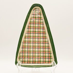 Holiday Plaid Tray