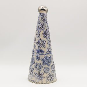 Medium Blue Silver Holiday Tree