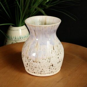Purple Brown Speckle Vase