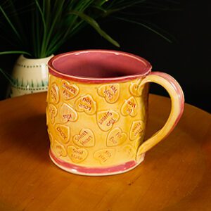 Yellow Heart Mug