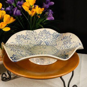 Blue White Pattern Bowl